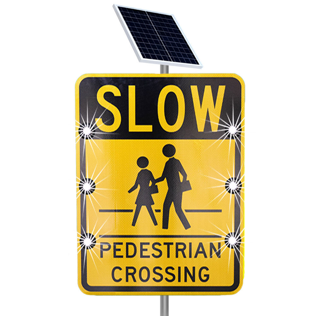 Biển b&aacute;o đ&egrave;n LED cho người đi bộ qua đường